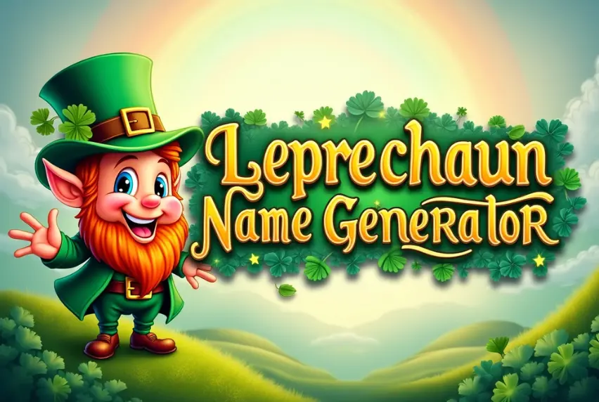 Leprechaun Name Generator : Create Magical Names Instantly 1 Leprechaun Name Generator